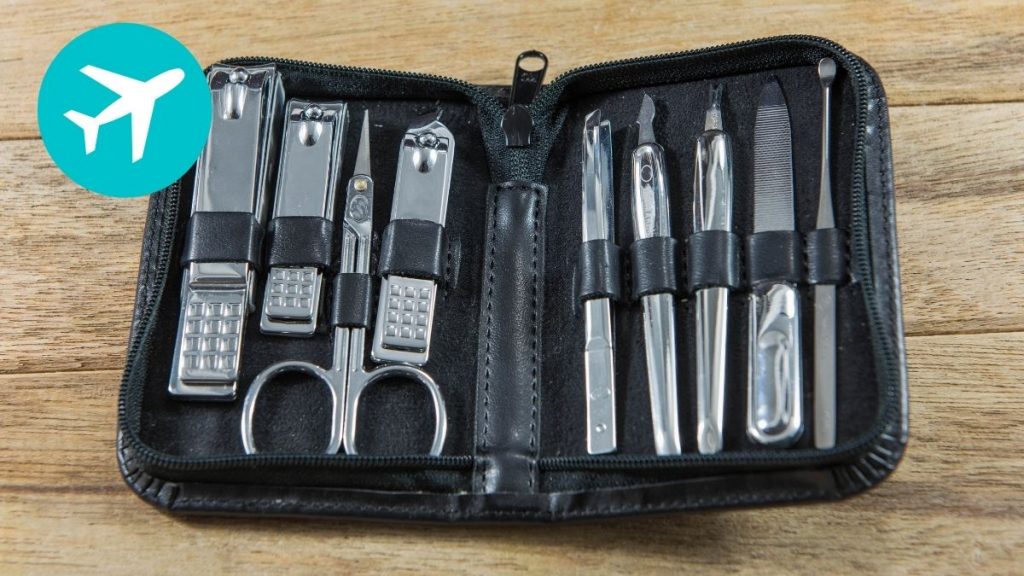 Can you take tweezers, nail clippers and nail files on a plane?