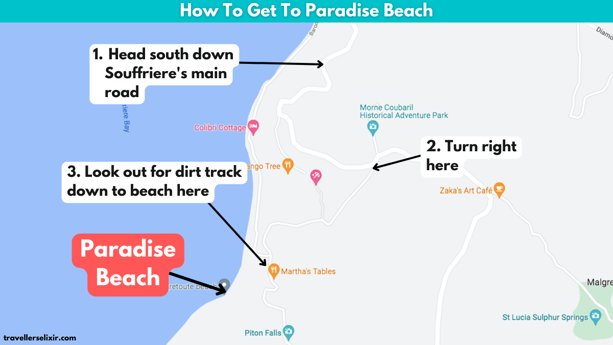 Best Views Of The Pitons in St Lucia (includes Maps + Directions)