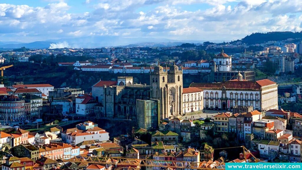 A photo I took of Sé Cathedral from Clérigos Tower.