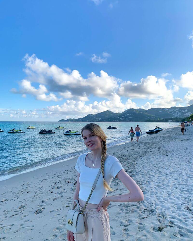 A photo of me in Koh Samui, Thailand.