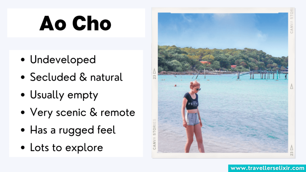 Key things to know about Ao Cho in Koh Samet.