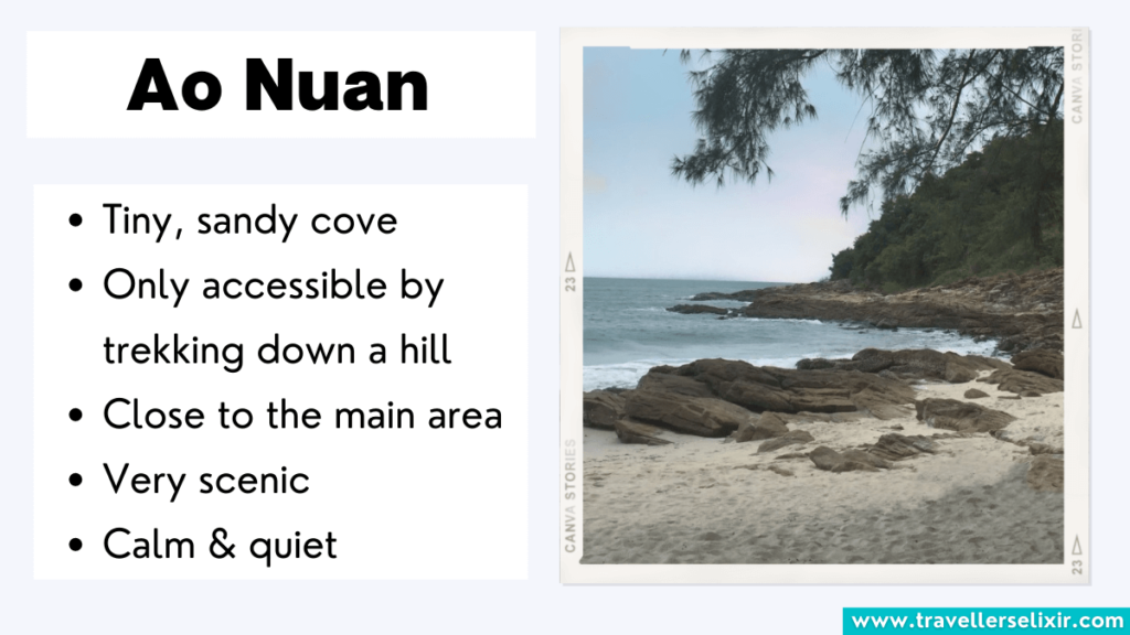 Key things to know about Ao Nuan beach in Koh Samet.