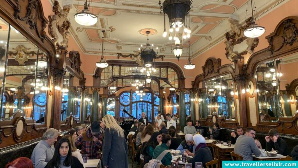 The interior of Majestic Cafe in present day.