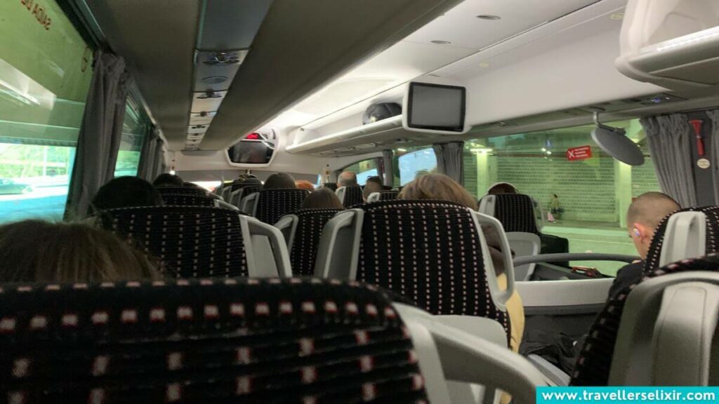 Photo taken on a Flixbus coach in Portugal.