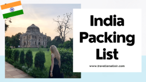 India packing list - featured image