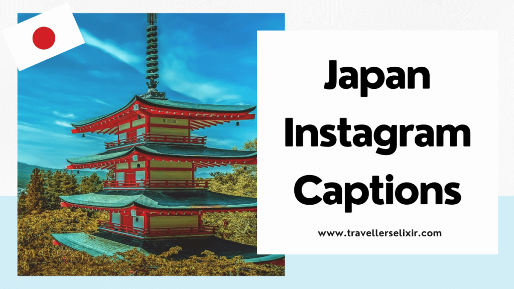 Japan Instagram captions - featured image