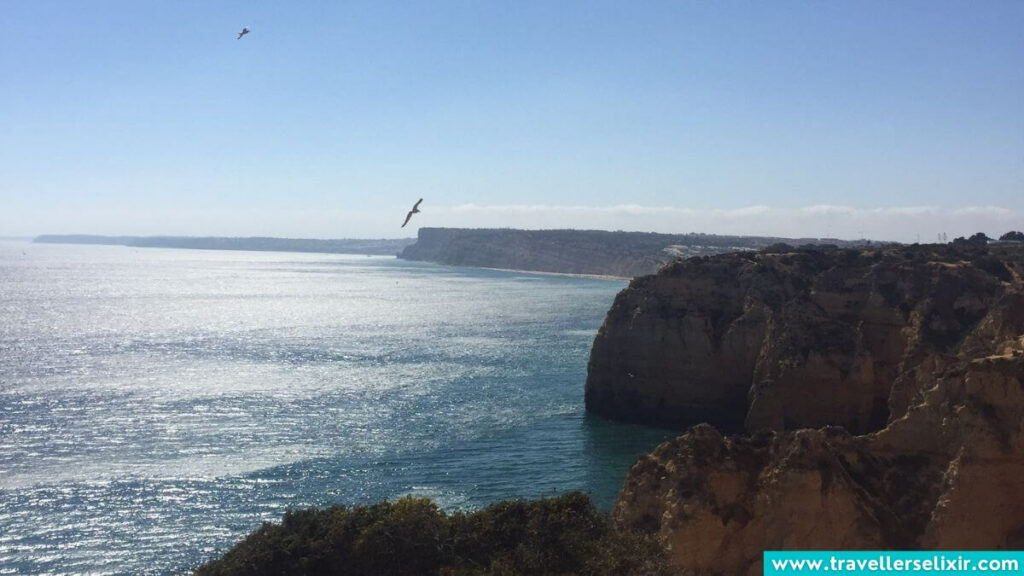 The Ponta da Piedade cliff tops in Lagos.