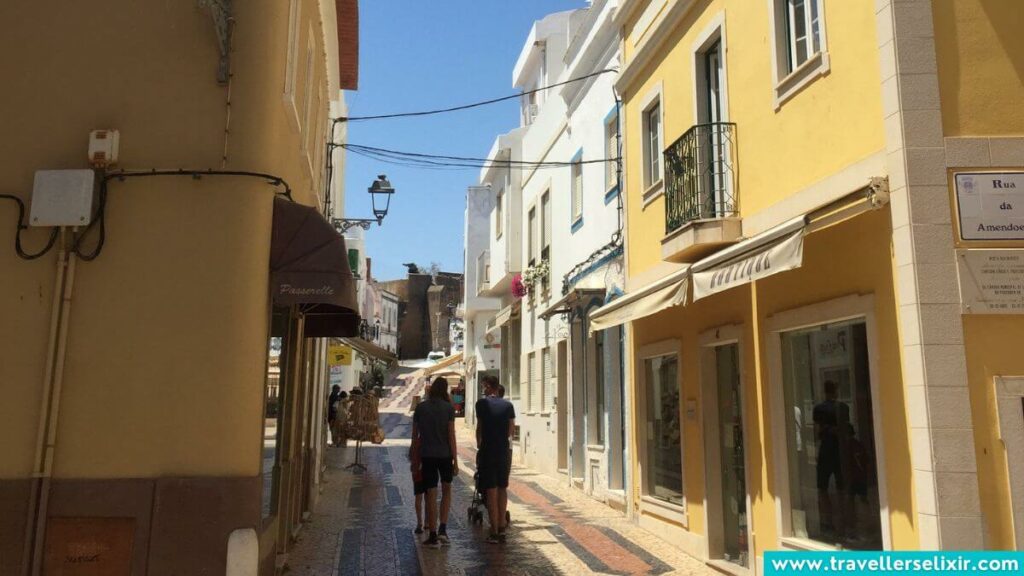 The old town in Lagos, Portugal.