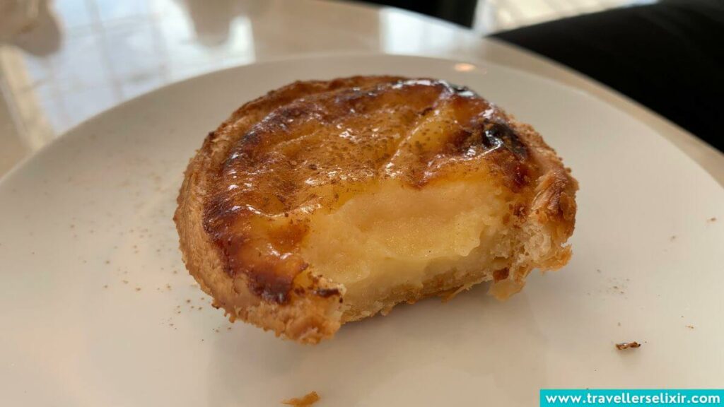 Pastel de nata in Portugal.