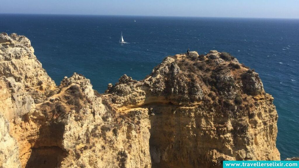 The rock formations at Ponta da Piedade, Lagos.