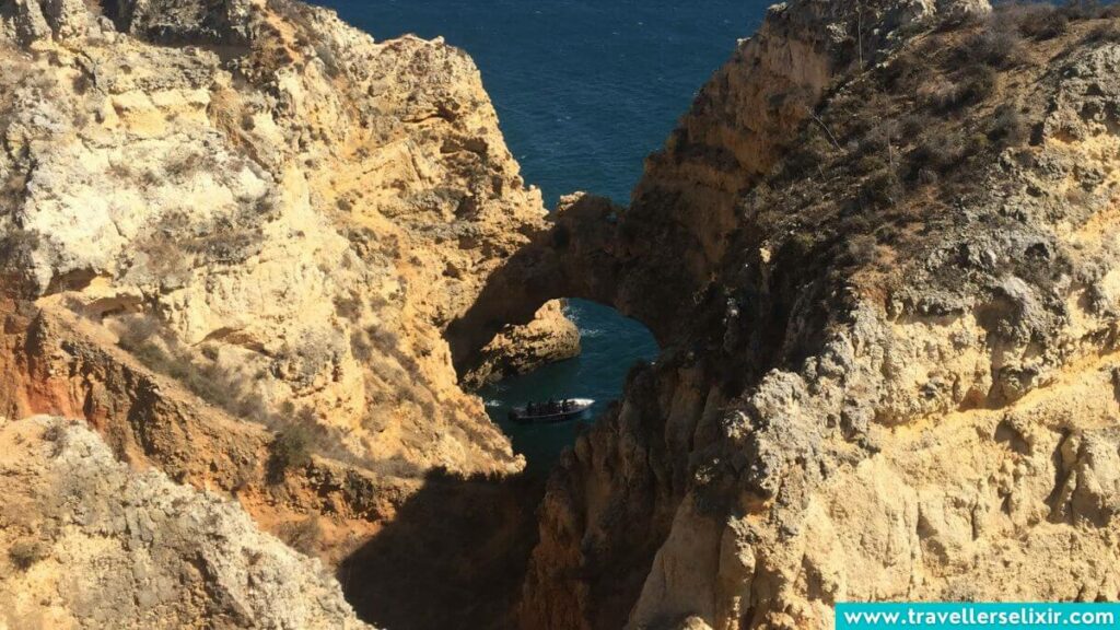 The caves of Ponta da Piedade in Lagos.