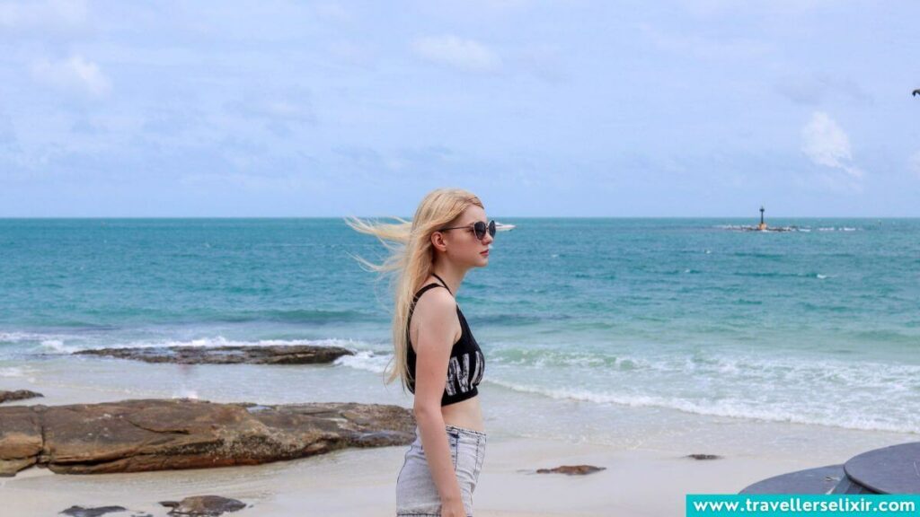 A photo of me on one of the beaches in Koh Samet.