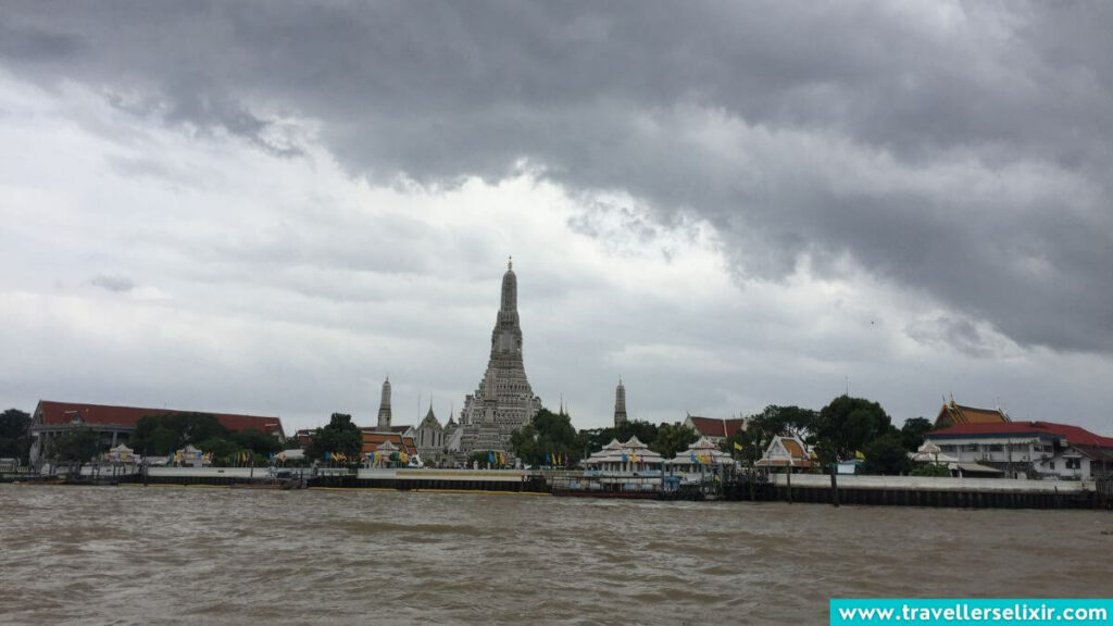 On the ferry across to Wat Arun.