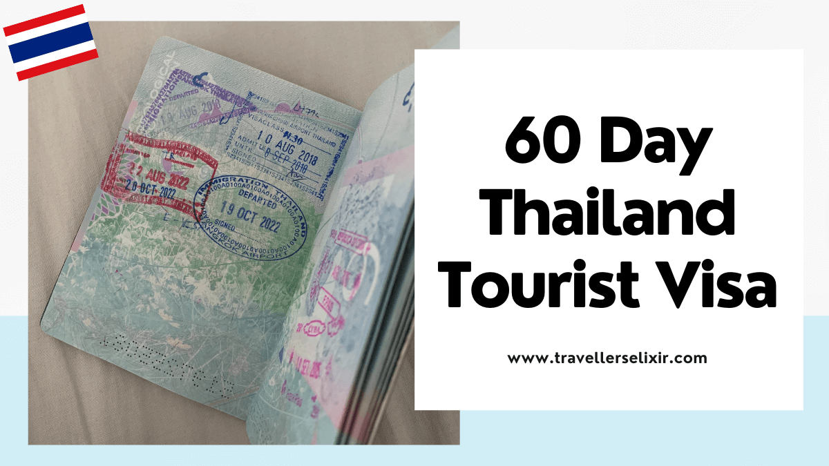 thailand tourist visa checklist
