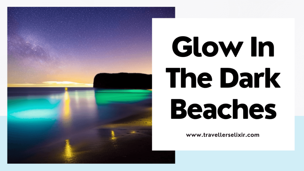 Best bioluminescent beaches in the world - featured image