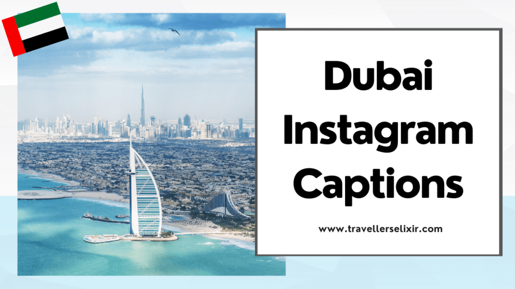 Dubai Instagram captions - featured image