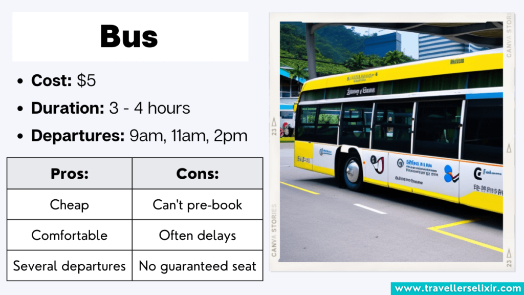 Key things to know about taking the bus to Nong Khiaw from Luang Prabang.