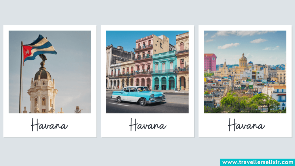 Photos of Havana, Cuba.