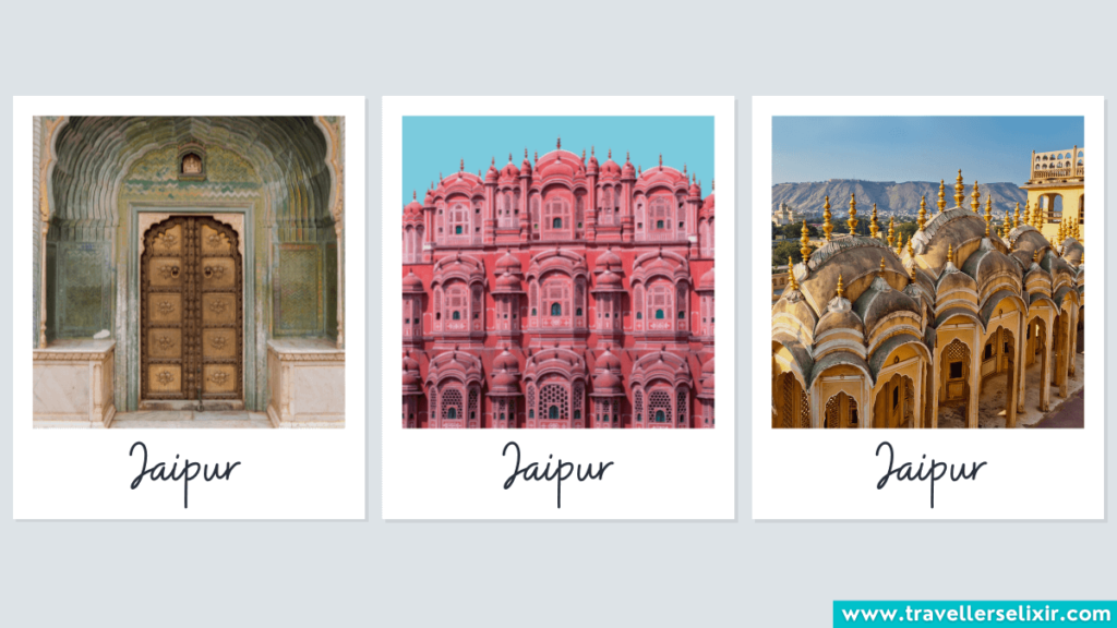 Photos of Jaipur, India.