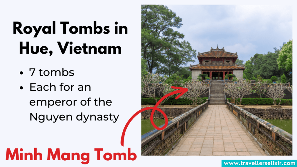 Key things to know about the royal tombs in Hue.