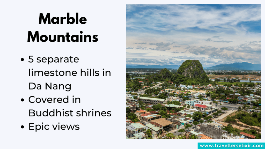 Key things to know about the Marble Mountains in Vietnam.