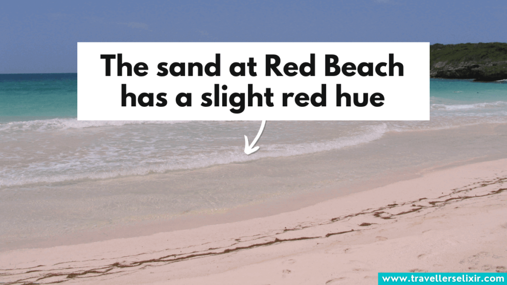 Red Beach in Puerto Rico