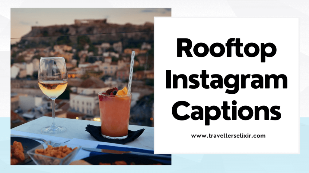 Rooftop instagram captions - featured image