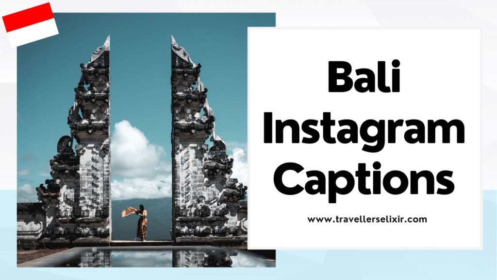 Bali Instagram captions - featured image
