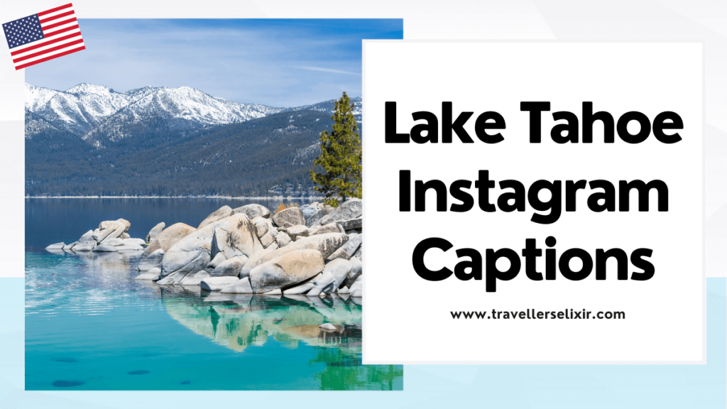 Lake Tahoe Instagram captions - featured image