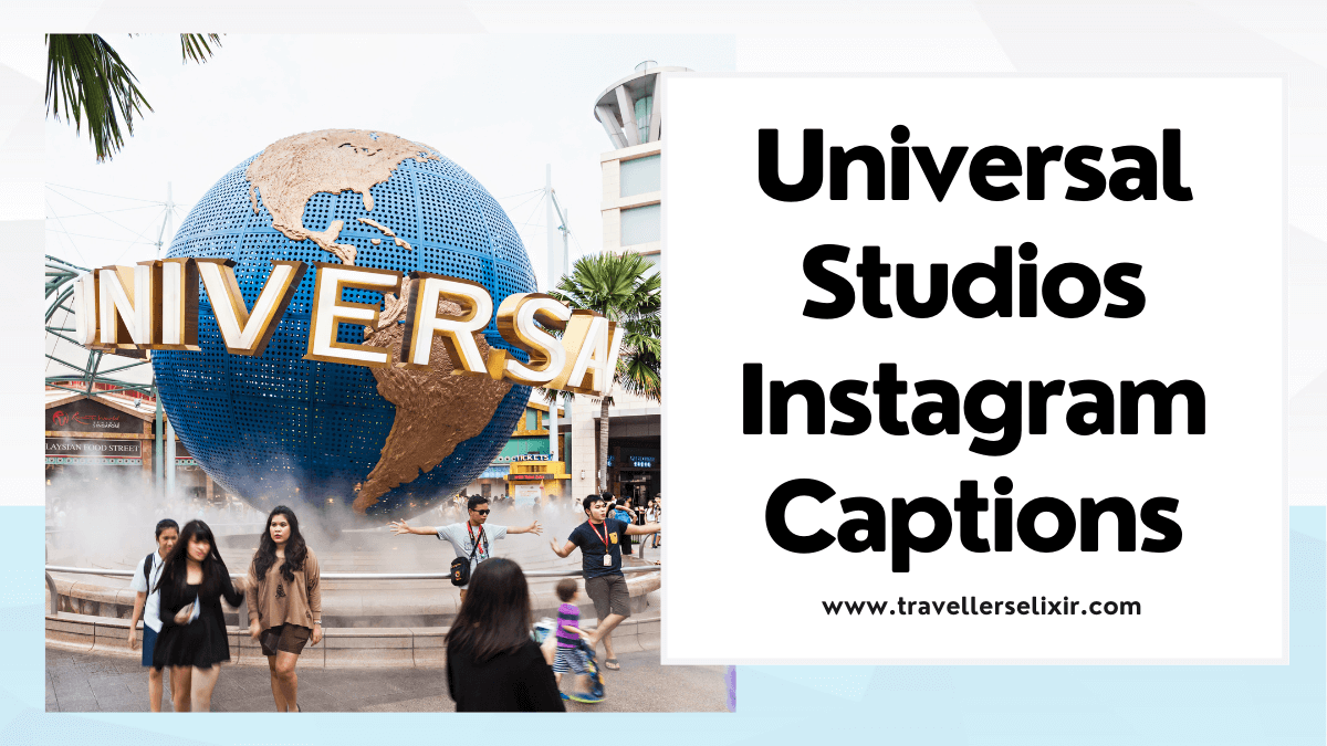 Universal Studios Instagram captions - featured image