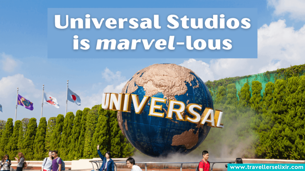 Funny Universal Studios pun - Universal Studios is marvel-lous.