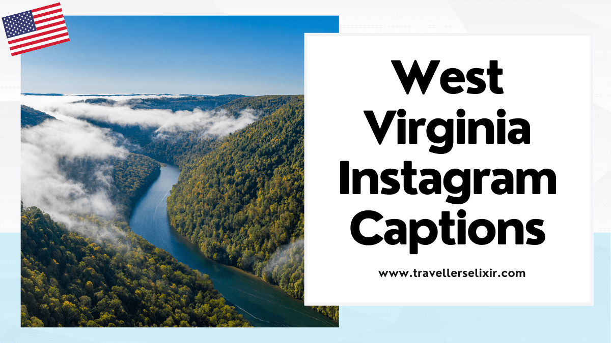 West Virginia Instagram caption - featured image