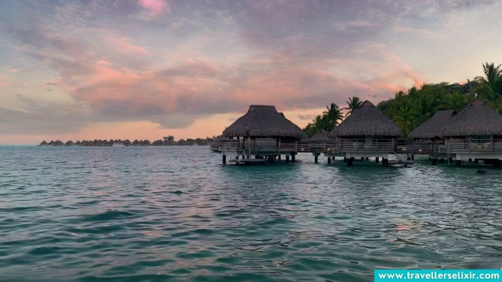 Sunset in Bora Bora