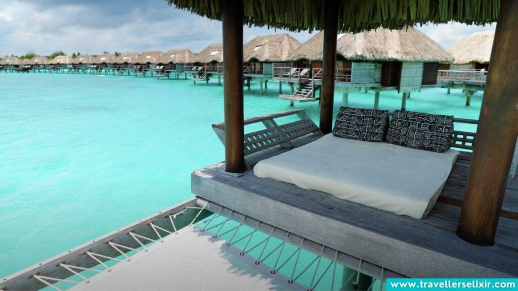 Overwater bungalow at the Four Seasons