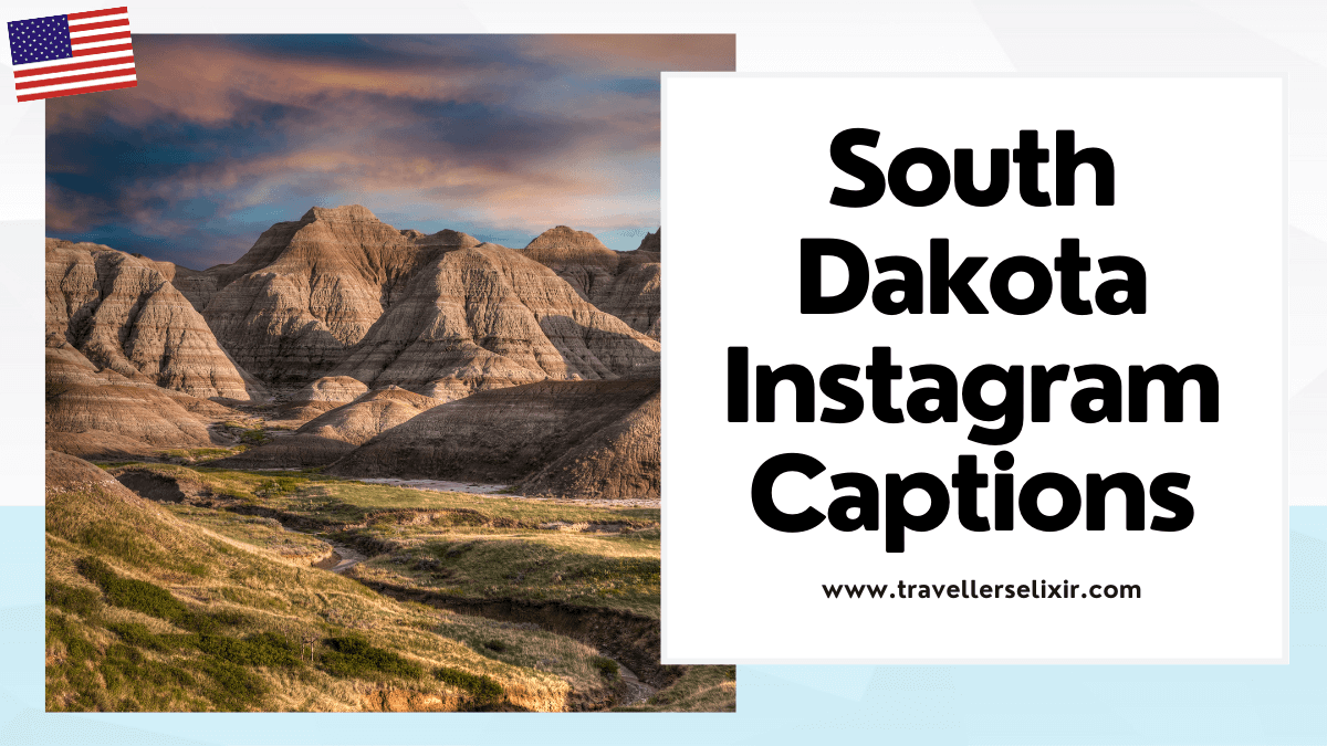 South Dakota Instagram captions - featured image