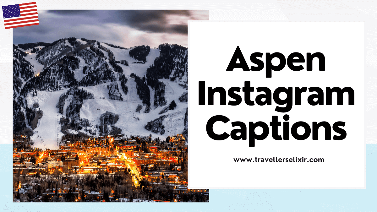 Aspen Instagram captions - featured image