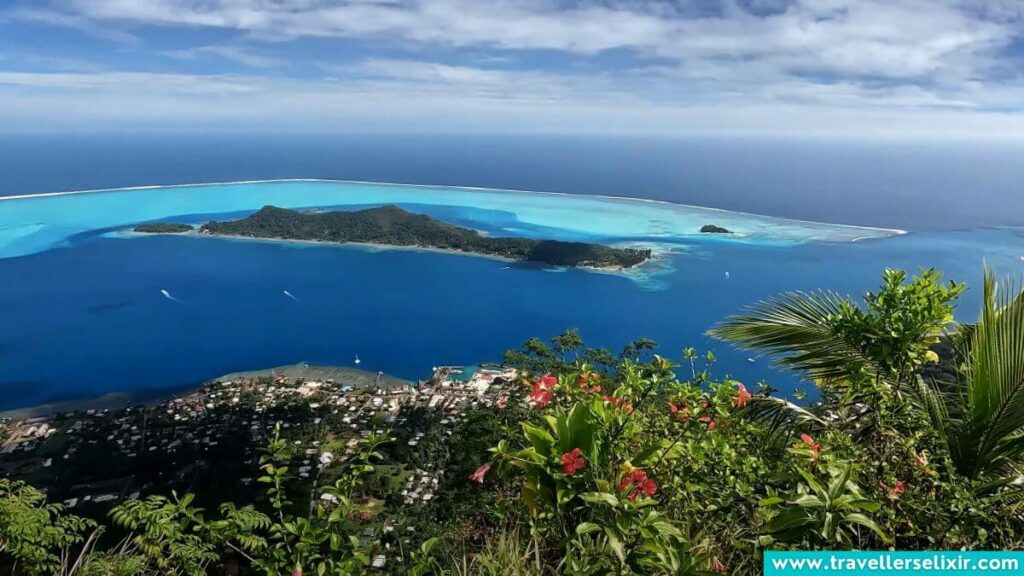 Views from the top of Mt Otemanu