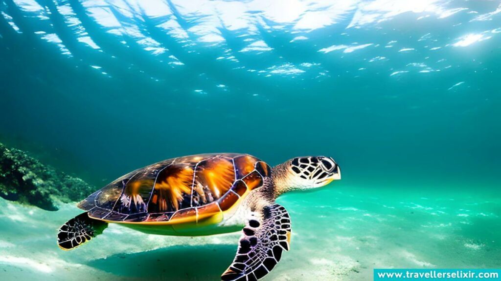 Turtle in the Bahamas