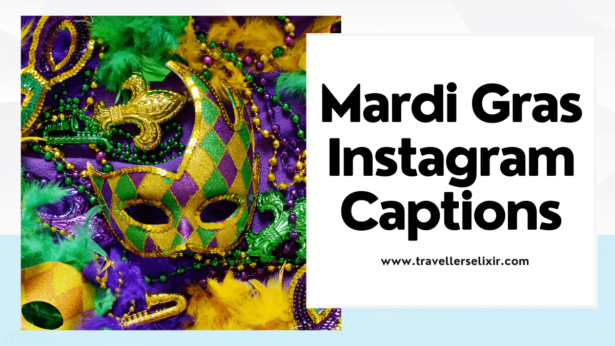Mardi Gras Instagram captions - featured image