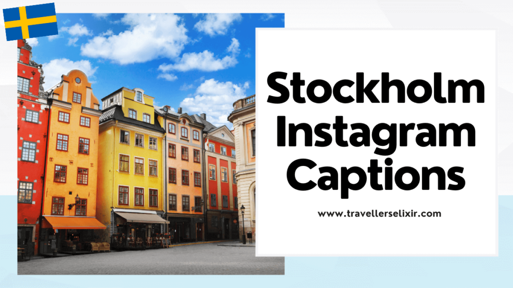 Stockholm Instagram captions - featured image