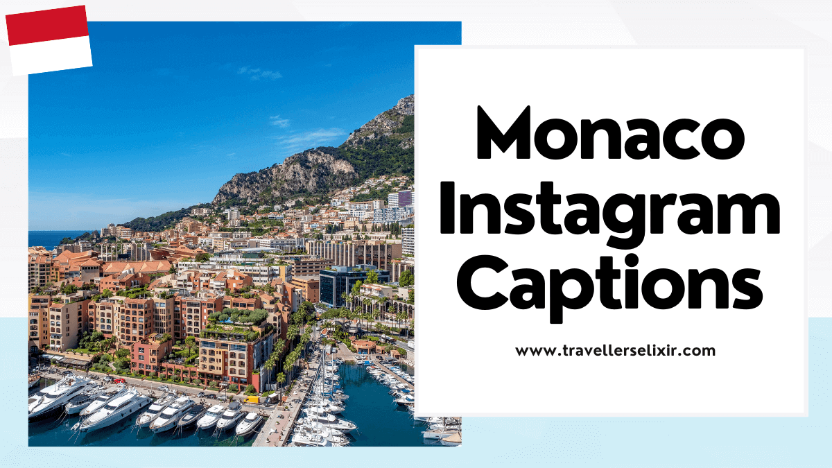 Monaco Instagram captions - featured image