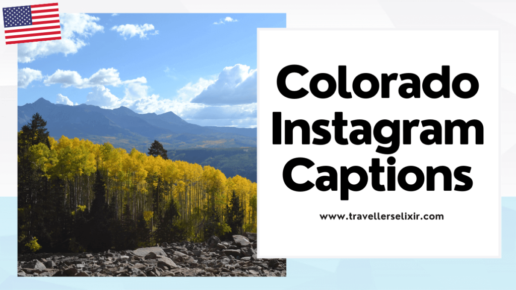 Colorado Instagram captions - featured image