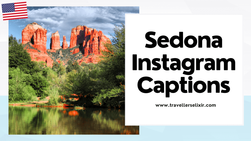 Sedona Instagram captions - featured image