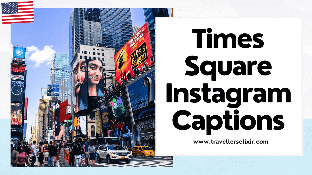 Times Square Instagram captions and quotes - featured image