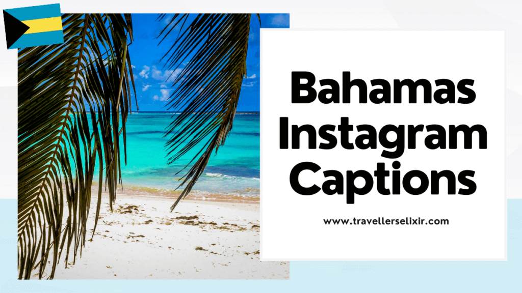 Best Bahamas Instagram captions - featured image