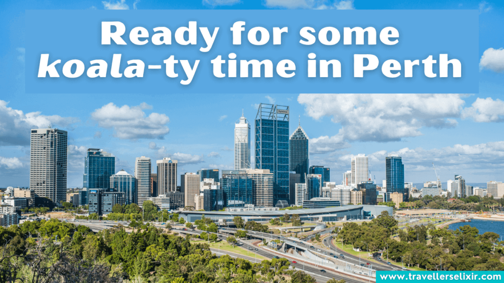 Funny Perth pun - Ready for some koala-ty time in Perth