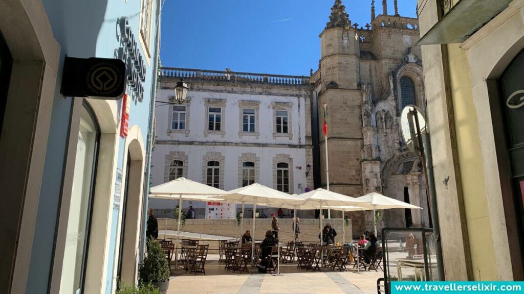 Square in Coimbra close to Igreja de Santa Cruz.