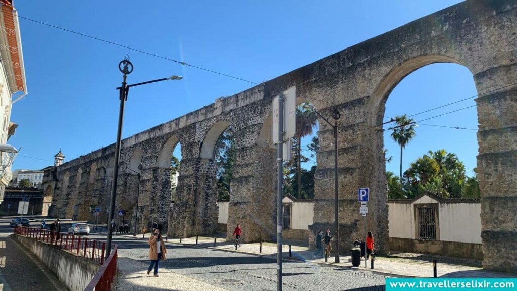 Aqueduct in Coimbra.