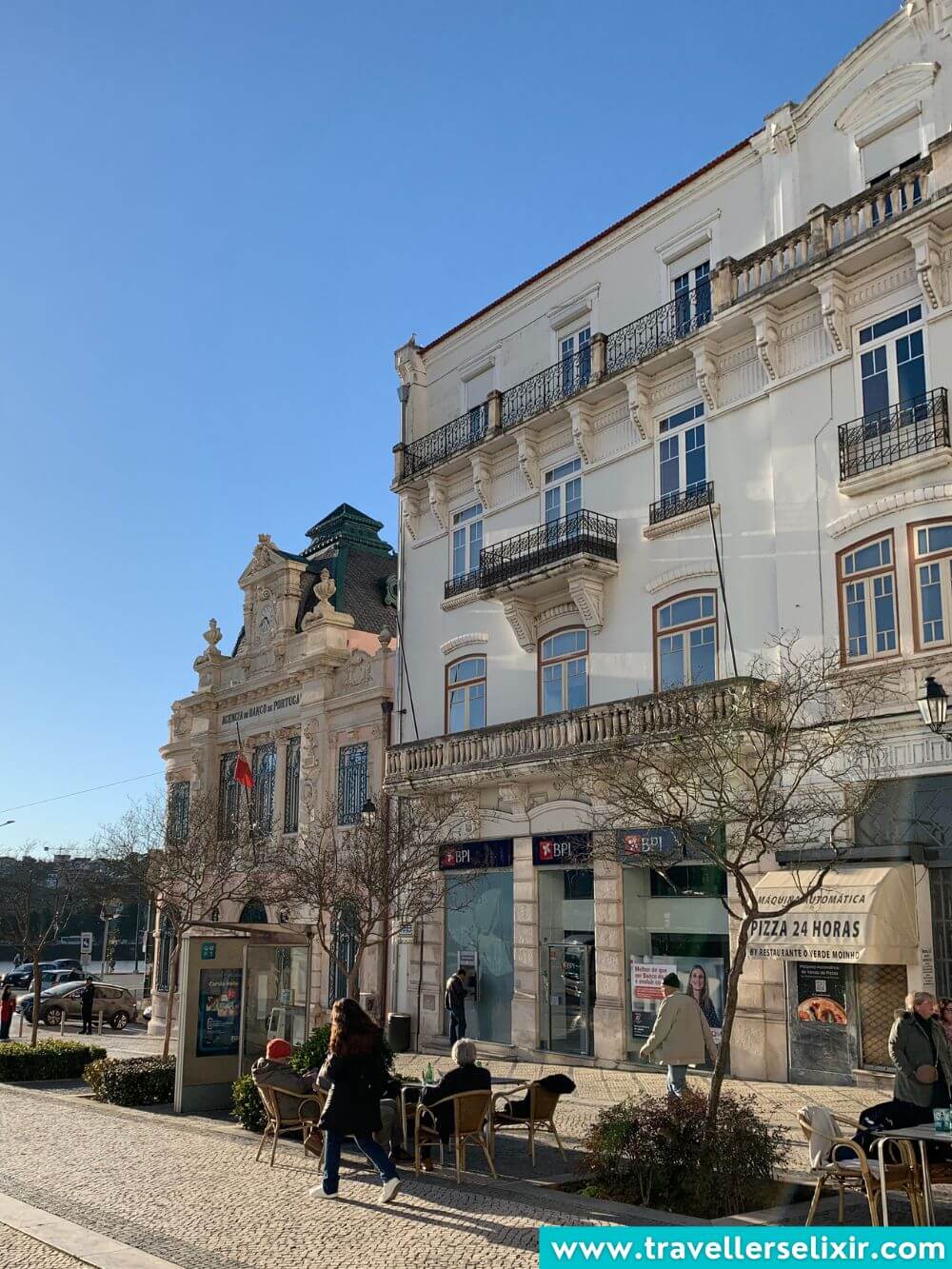 Exterior of a building in Baixa.