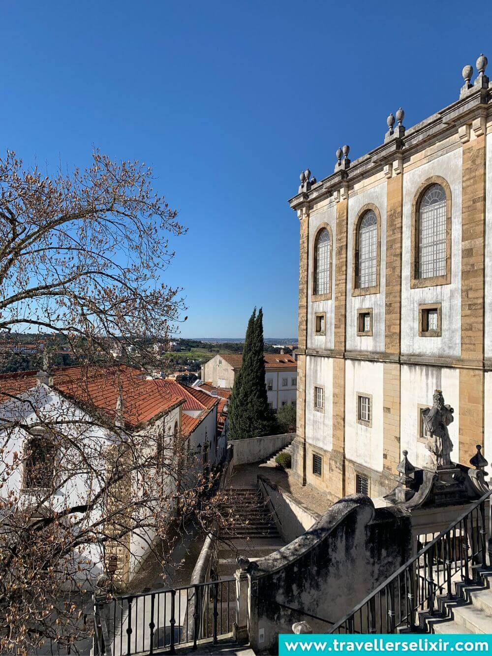 View from the University of Coimbra in Alta.